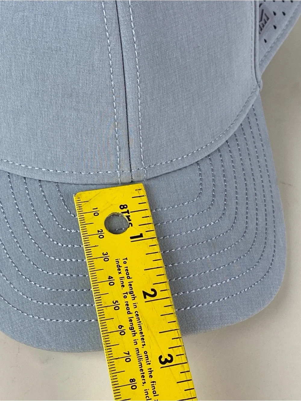 Melin Hat Mens 56 cm Snapback Gray A Game Hydro Cap Performance Golf Logo